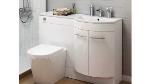 Bathroom Furniture Vanity Unit Cabinet Toilet Ceramic Basin Back To Wall Wc Unit